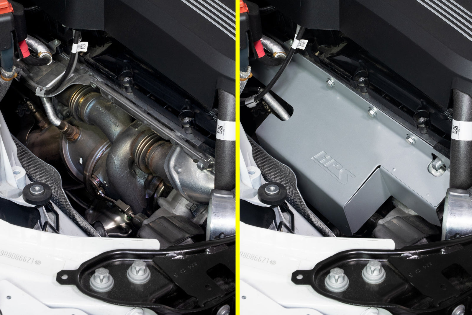 HPS-94-001 HPS Turbo Heat Shield Cover Plate For BMW 23-24 M240i/20-24 M340i/21-24 M440i