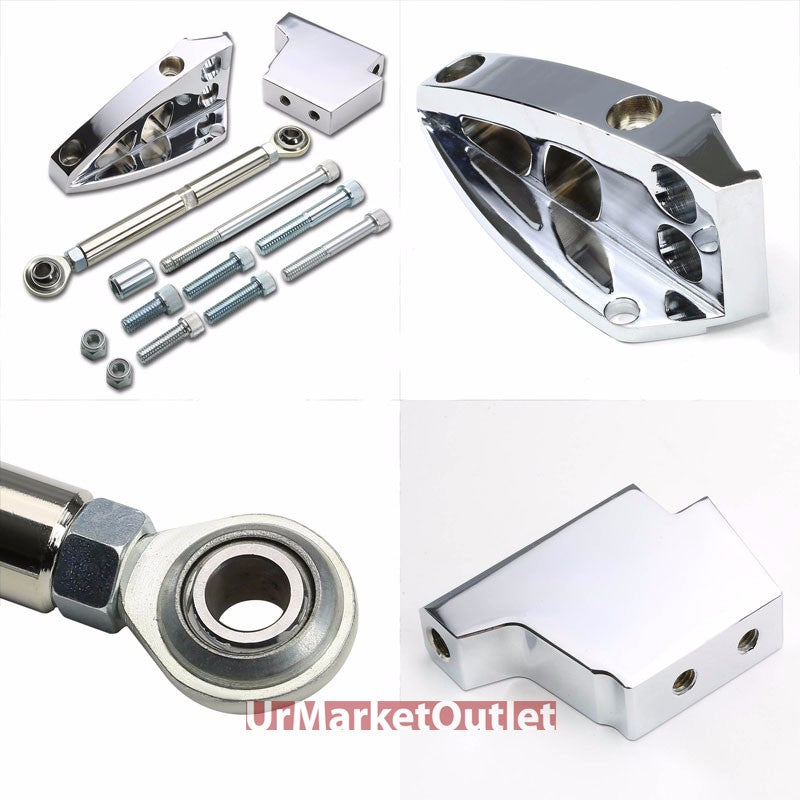Aluminum Air Conditioner Mount Bracket For SBC Small Block 302 Short Water Pump BFC-ALTBRK-11-350-1