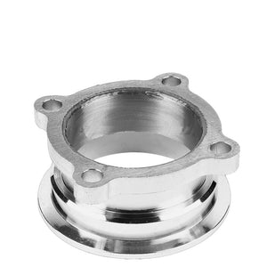 2.5" 4-Bolt Flange to 3.00" V-Band Pipe GT35/GT30 Turbo Exhaust Flange Adapter BFC-ADAPT-VB4B25