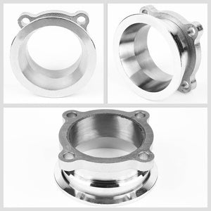 2.5" 4-Bolt Flange to 3.00" V-Band Pipe GT35/GT30 Turbo Exhaust Flange Adapter BFC-ADAPT-VB4B25