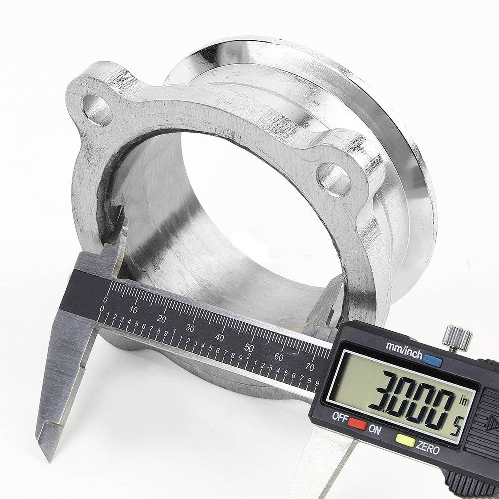3" 4-Bolt Flange to 3.00" V-Band Pipe GT35/GT30 Turbo Exhaust Flange Adapter BFC-ADAPT-VB4B3