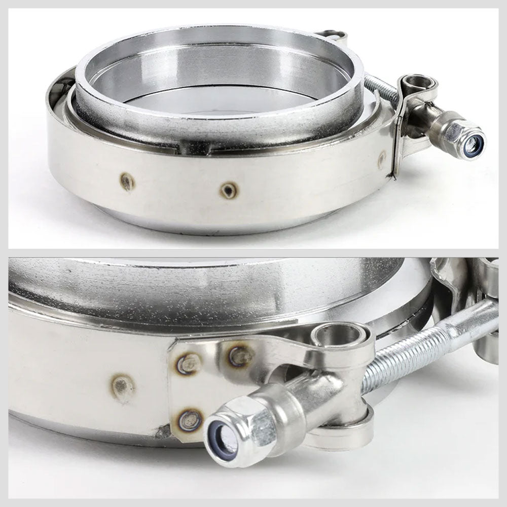3" V-Band to T3 90 Degree Elbow Turbo charger Exhaust Converter Flange Adaptor BFC-TCADAPT-VC-T3-3
