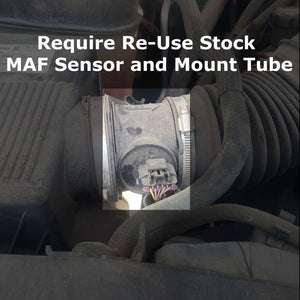Cold Air Intake Kit Black Pipe+Heat Shield For GMC 07-08 Yukon/Tahoe/Sierra V8