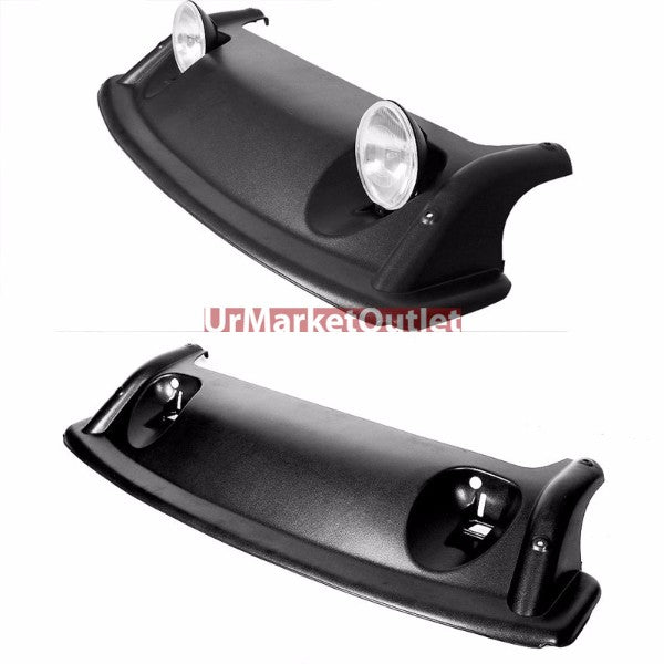 Bolt-On Roof Rack Offroad Air Dam+Fog Light+Cover For Toyota 07-14 FJ Cruiser