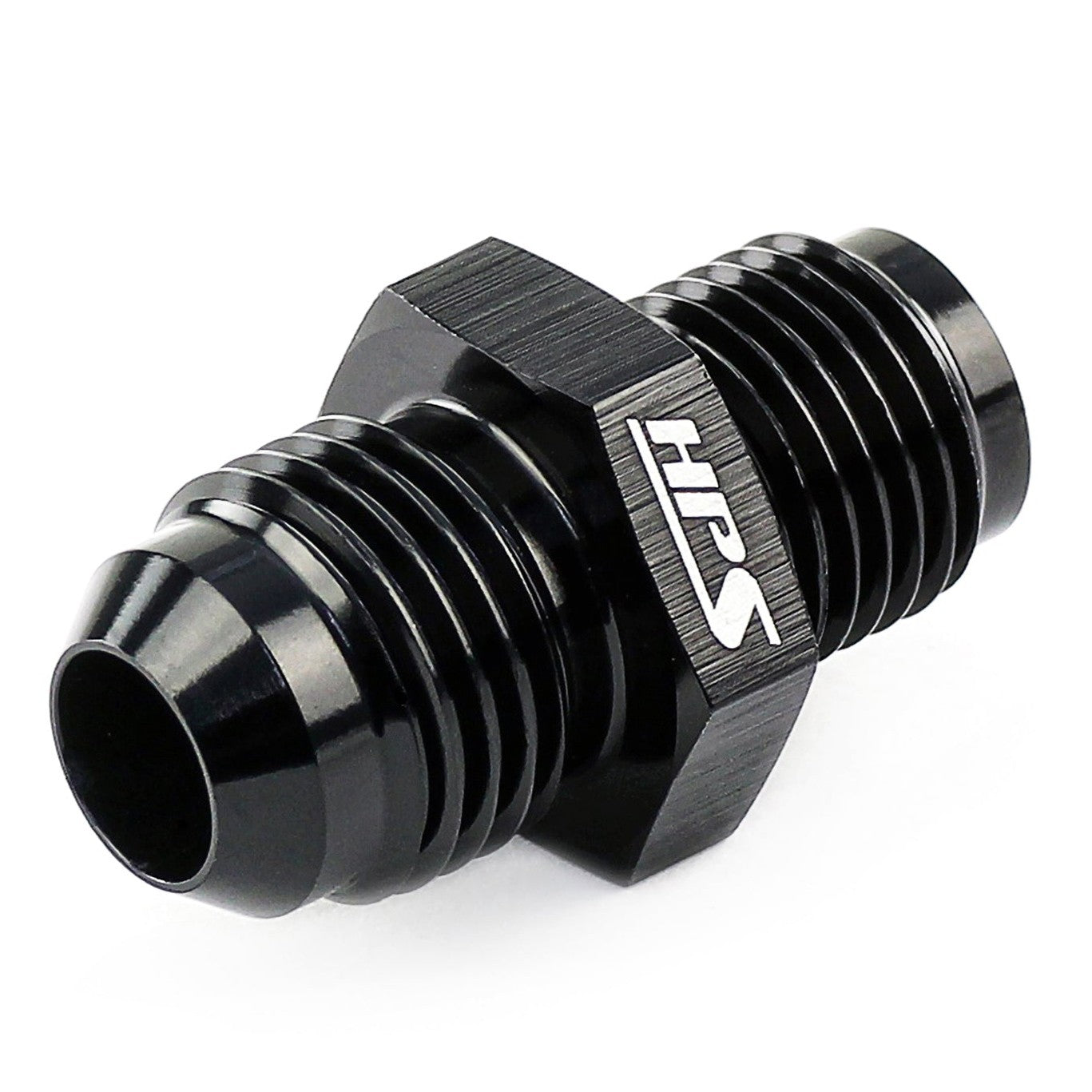 HPS-AN816-4-M1615 HPS AN Male to Metric Adapter Fitting [Straight] [-4 to M16 x 1.5] (Black)