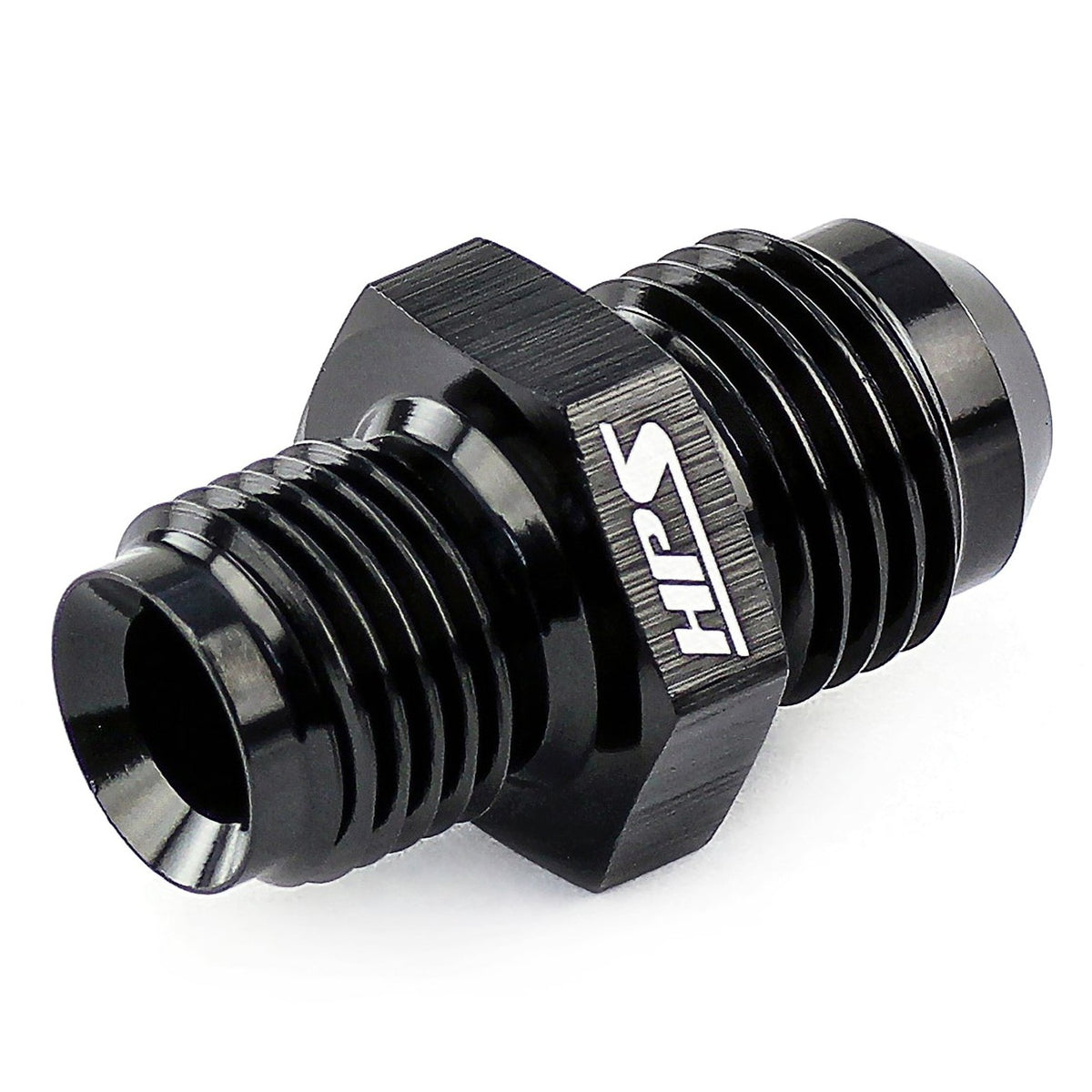 HPS-AN816-4-M1615 HPS AN Male to Metric Adapter Fitting [Straight] [-4 to M16 x 1.5] (Black)