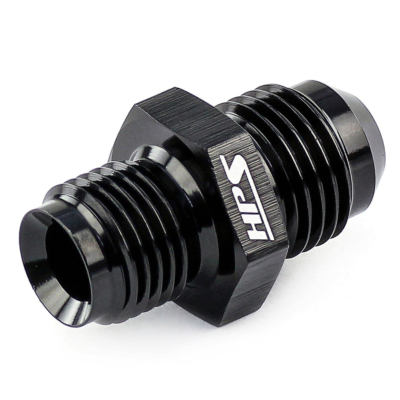 HPS-AN816-4-M1615 HPS AN Male to Metric Adapter Fitting [Straight] [-4 to M16 x 1.5] (Black)