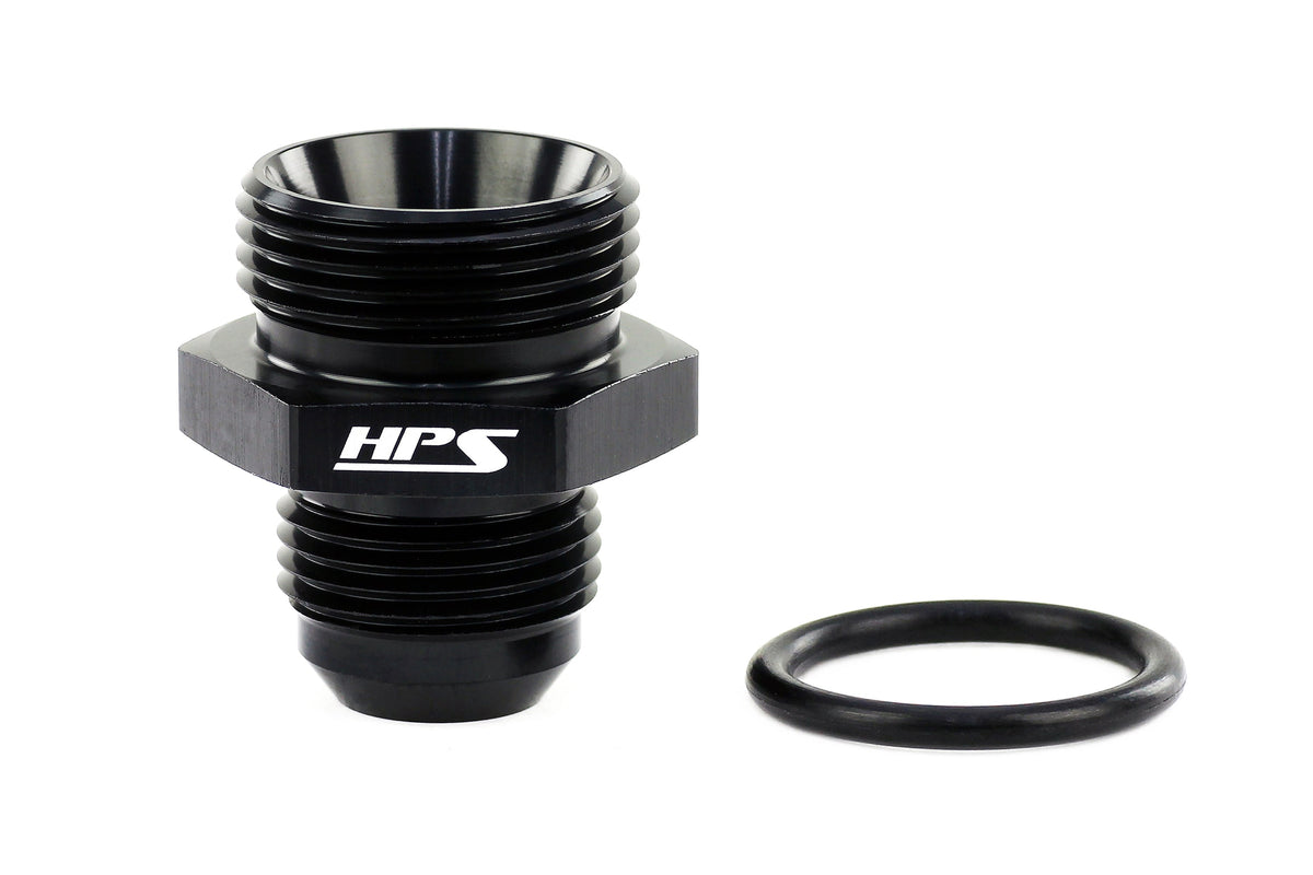 HPS-AN920-06-08 HPS AN Male To O-Ring Boss (ORB) Port Thread Male Adapter [AN -6 to -8 ORB]