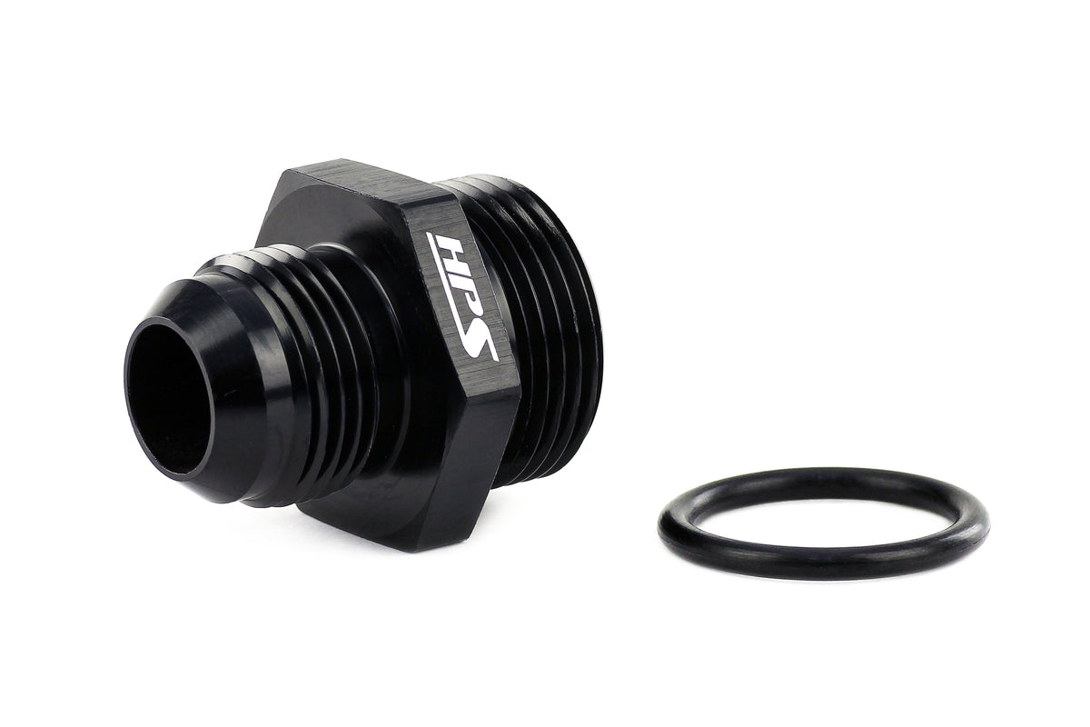 HPS-AN920-08-12 HPS AN Male To O-Ring Boss (ORB) Port Thread Male Adapter [AN -8 to -12 ORB]