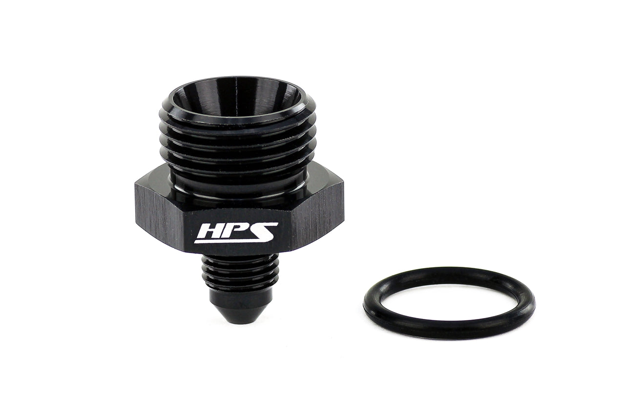 HPS-AN920-04-10 HPS AN Male To O-Ring Boss (ORB) Port Thread Male Adapter [AN -4 to -10 ORB]