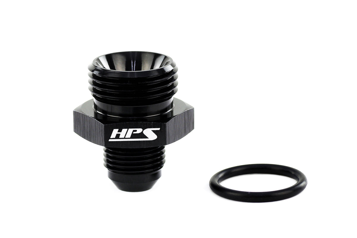HPS-AN920-03-06 HPS AN Male To O-Ring Boss (ORB) Port Thread Male Adapter [AN -3 to -6 ORB]