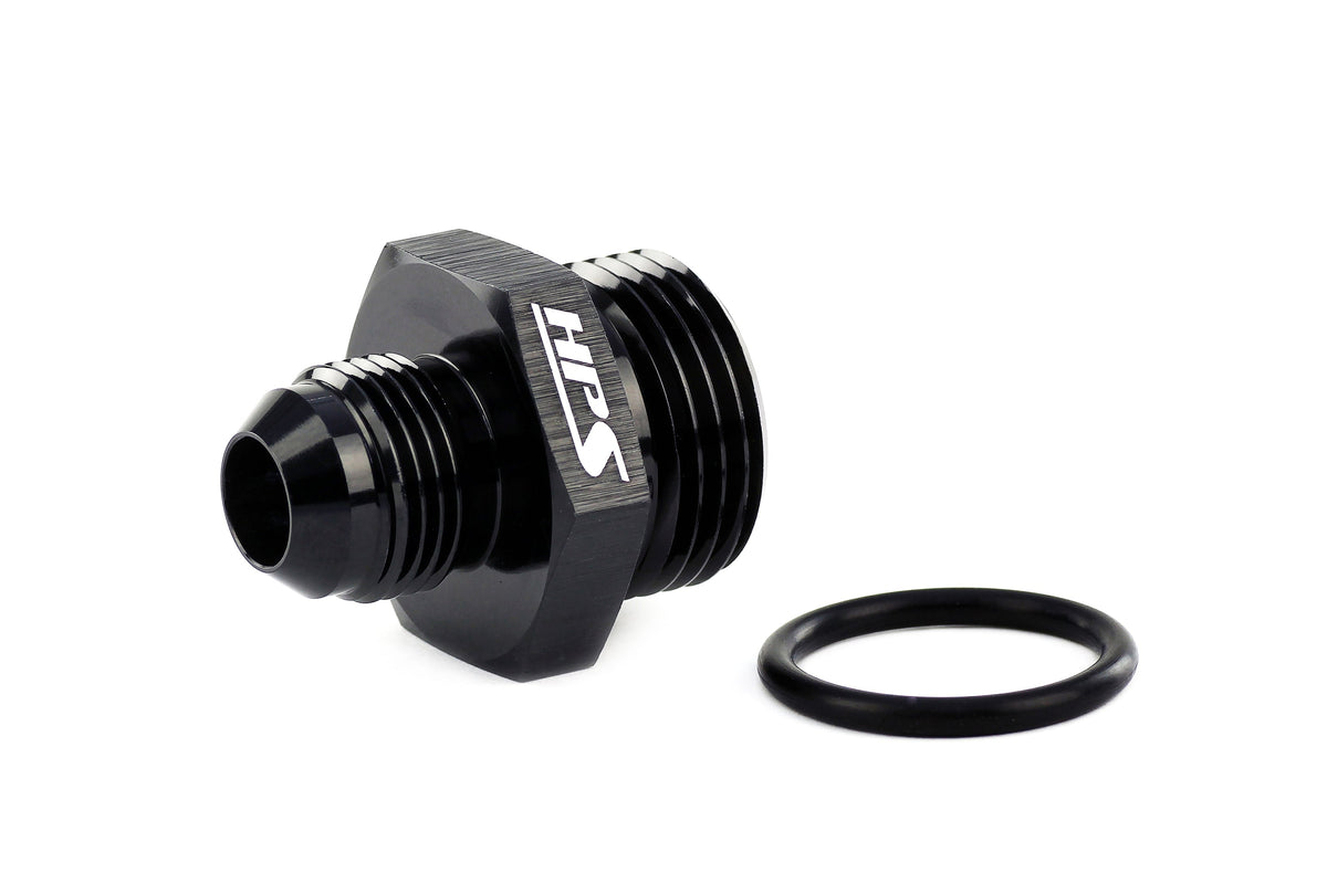 HPS-AN920-03-08 HPS AN Male To O-Ring Boss (ORB) Port Thread Male Adapter [AN -3 to -8 ORB]