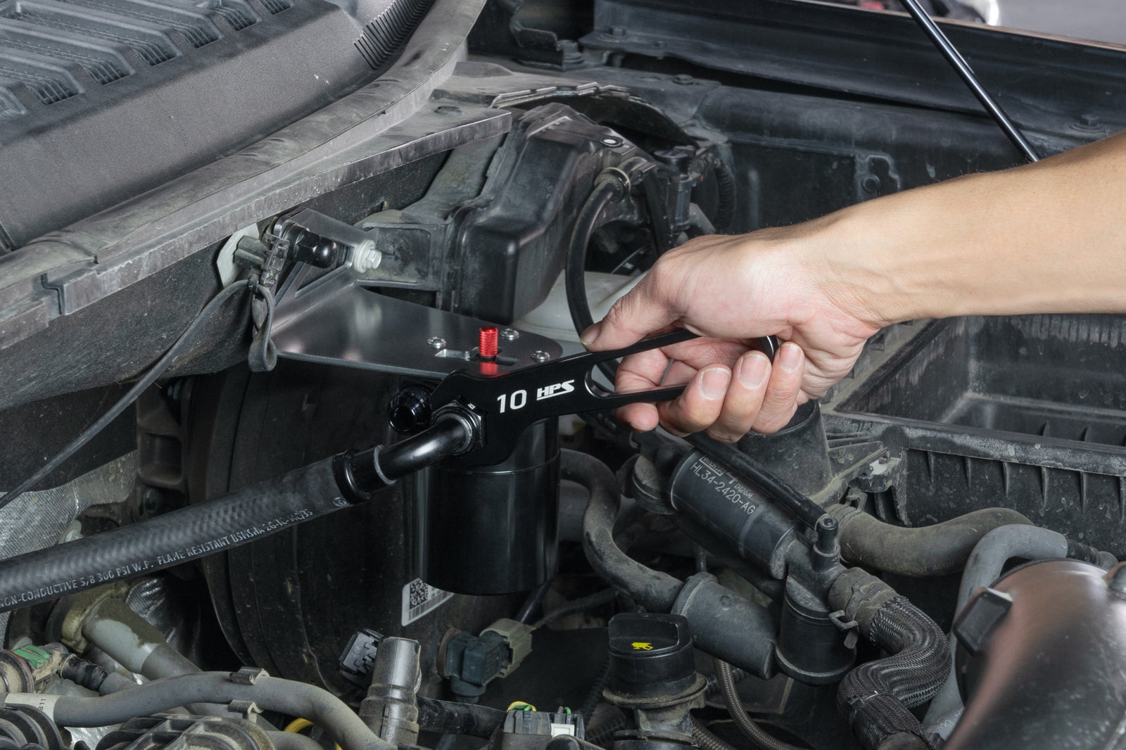 ANW316 HPS (Set of 7) Black Aluminum AN Hose Fitting Wrench Spanner [-3AN to -16AN]