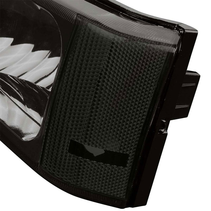 Turn Signal Bumper Light Chrome/Smoke Lens/Clear For 03-07 Silverado/Avalanche