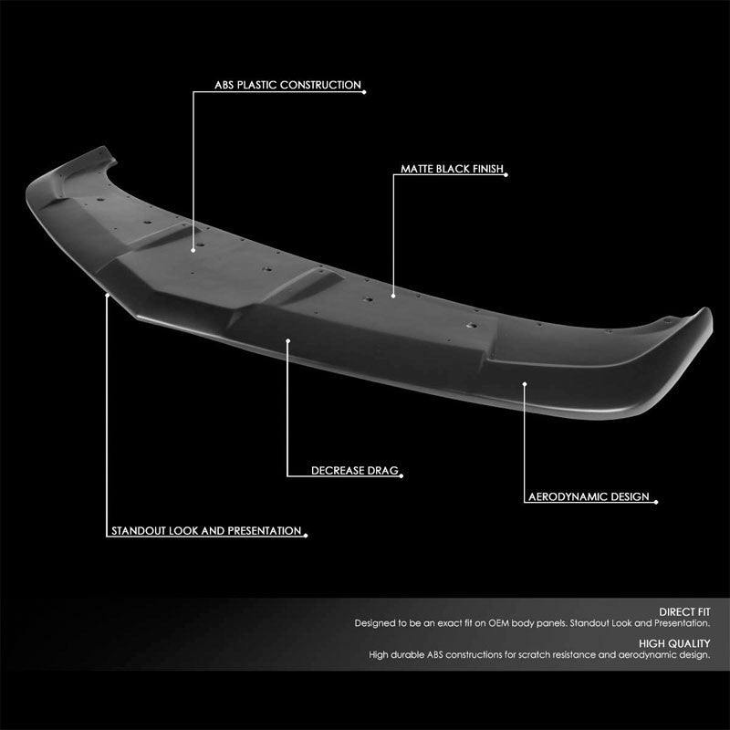 SS 1LE Style Front Bumper Lip Chin Wing Splitter Body Kit For 14-15 Chevy Camaro