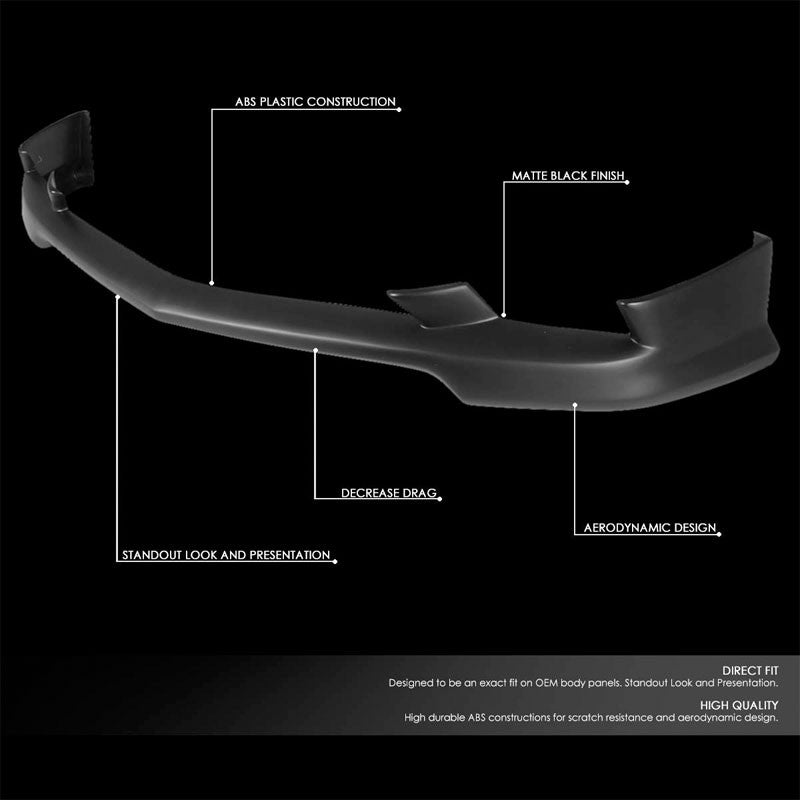 Premier Front Lower Bumper Lip Chin Wing Splitter Race For 11-14 Dodge Charger