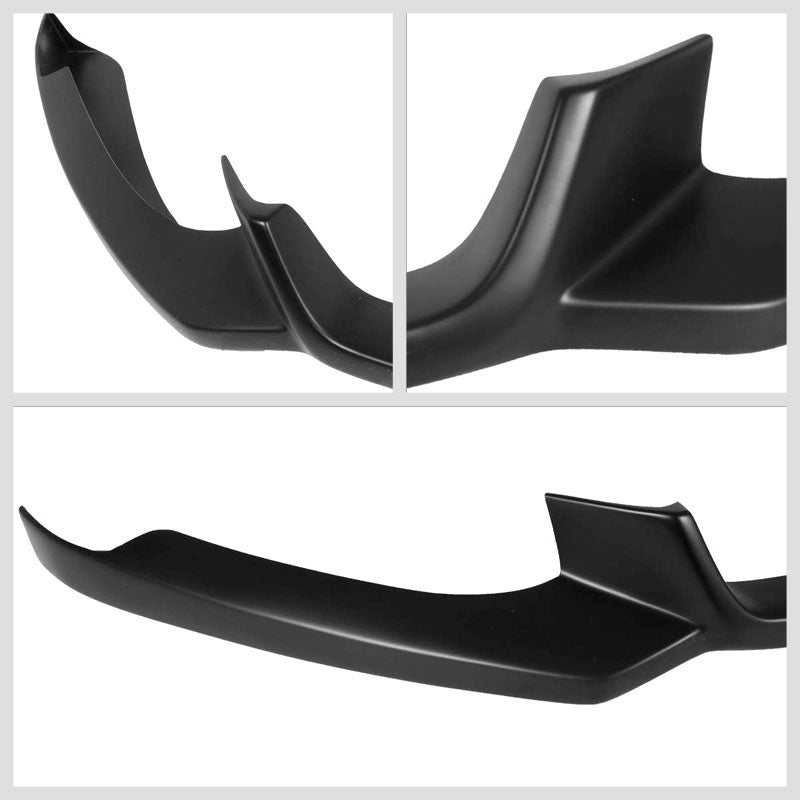 Bolt-On Front Bumper Lip Chin Wing Race Body Kit For 15-17 Ford Mustang