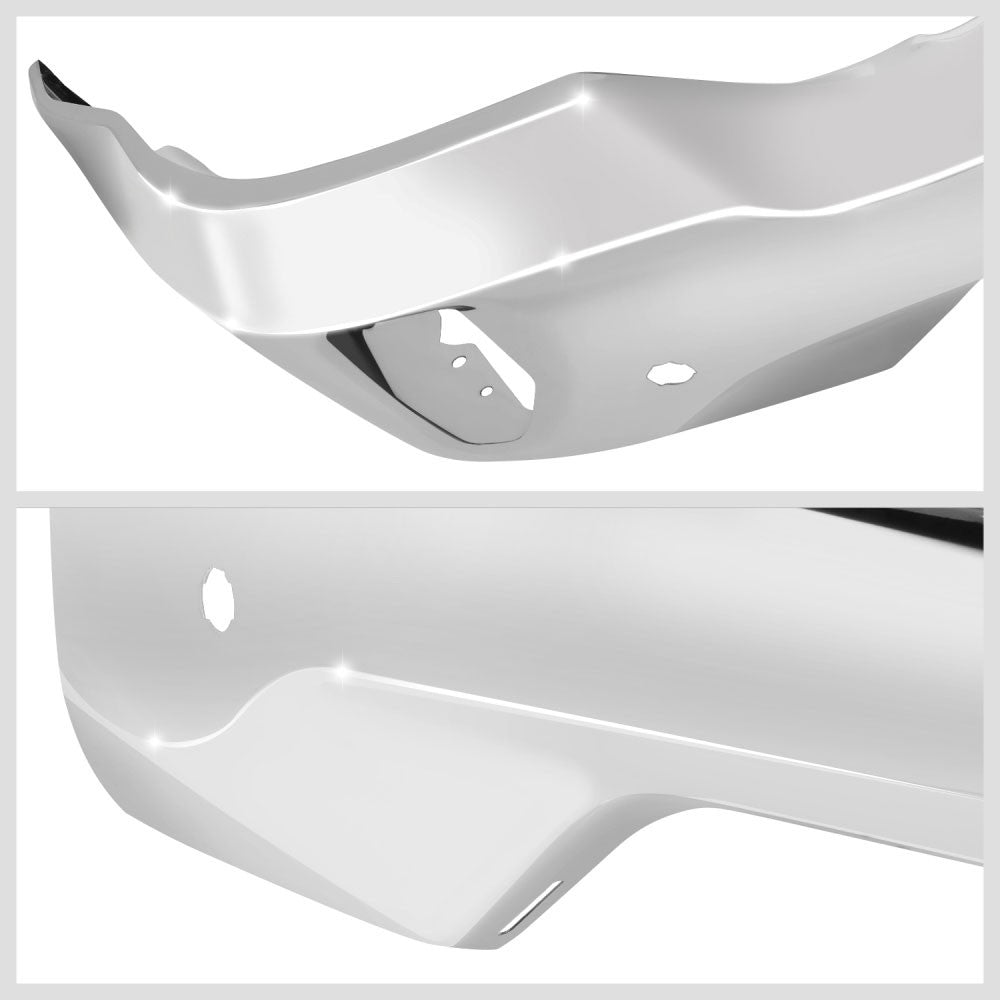 Chrome Front Bumper Face Bar [With Sensor/Fog Hole] For 16-19 Silverado 1500/LD