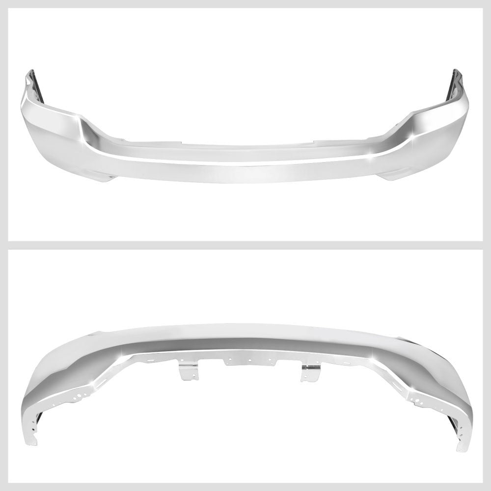 Chrome Front Bumper Face Bar [W/O Sensor/Fog Hole] For 16-19 Silverado 1500/LD
