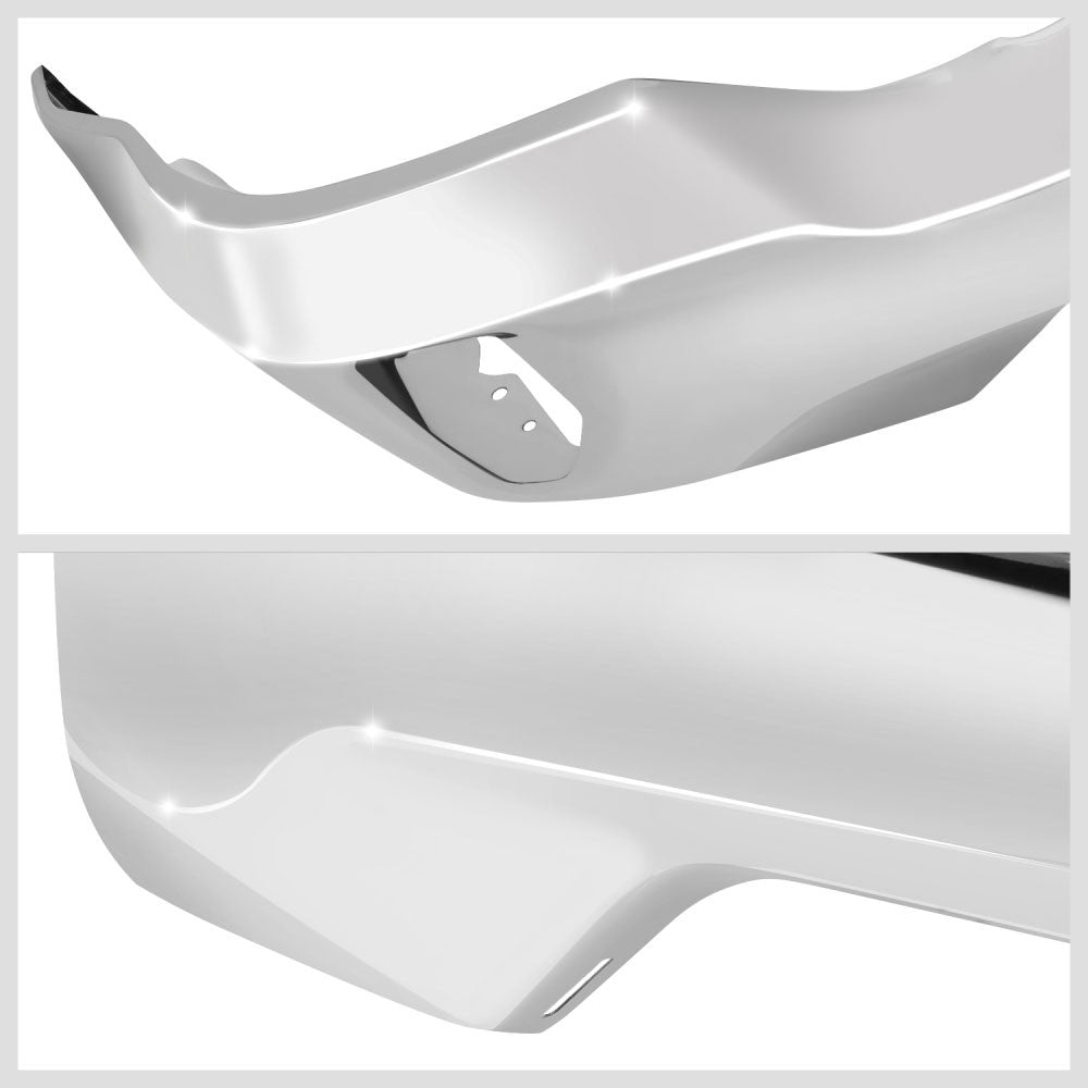 Chrome Front Bumper Face Bar [W/O Sensor W/Fog Hole] For 16-19 Silverado 1500/LD