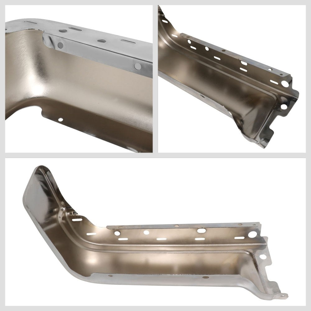 Chrome Rear Bumper End Cap [W/O Sensor Hole] For 09-14 Ford F-150 Fleetside P415