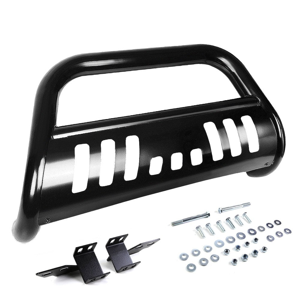 Black Bull Bar Bumper Grille Guard Skid Plate For 07-14 Suburban Escalade Tahoe