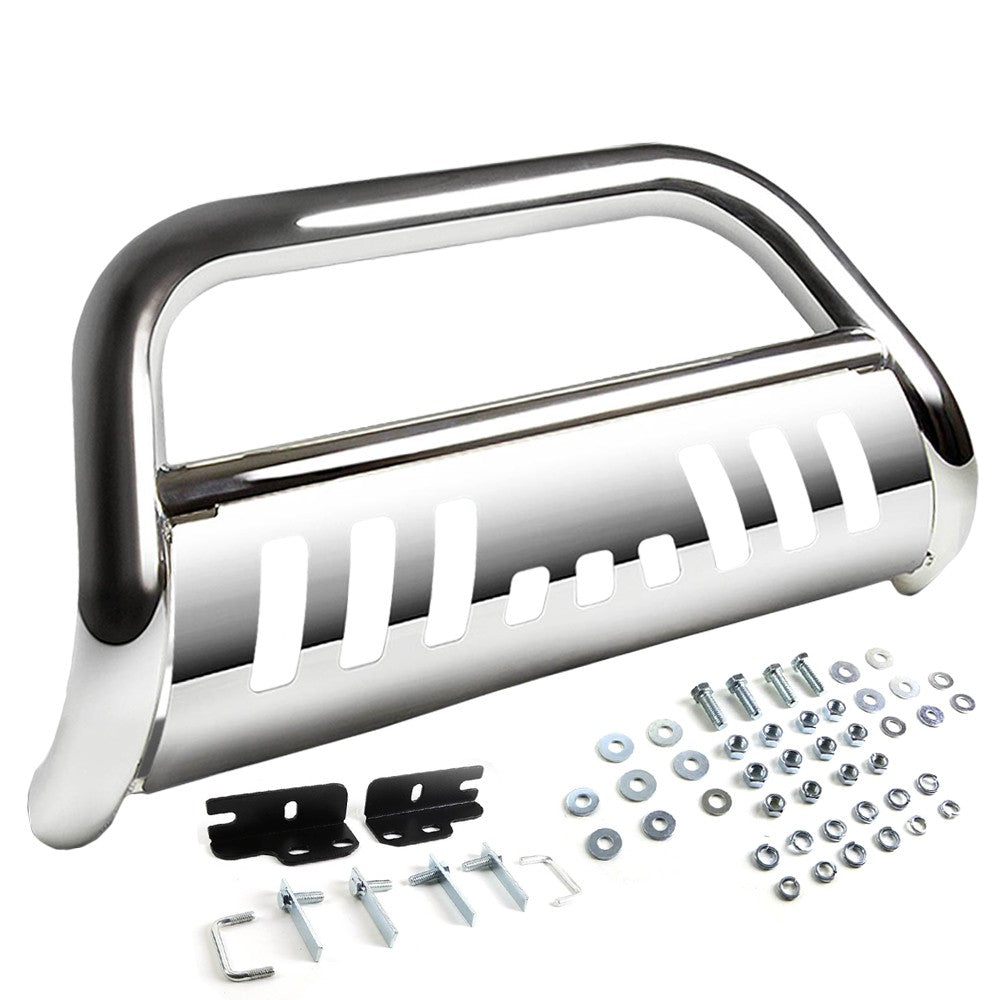 Chrome Bull Bar Bumper Grille Guard Skid Plate For 03-14 Mark LT/Navigator