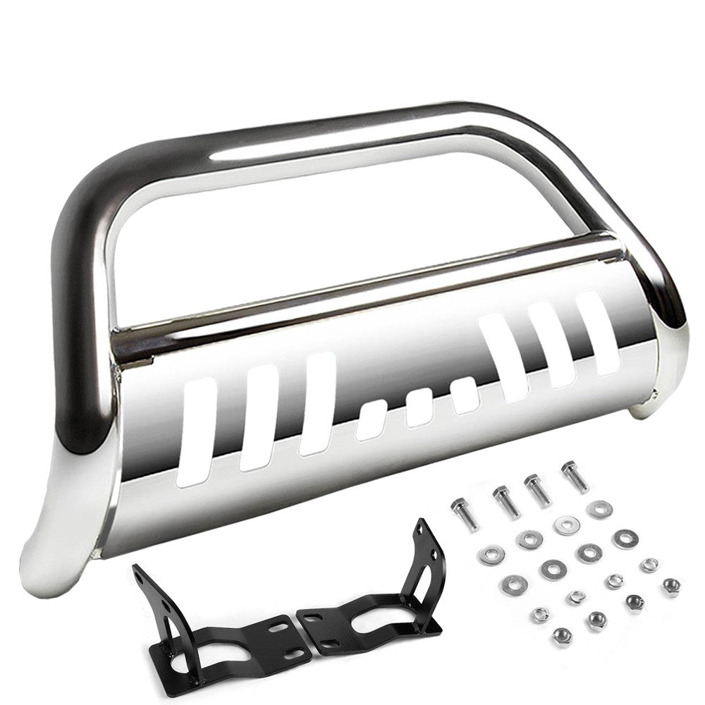 Chrome Bull Bar Bumper Grille Guard Skid Plate For Ford 11-16 F-Series Superduty