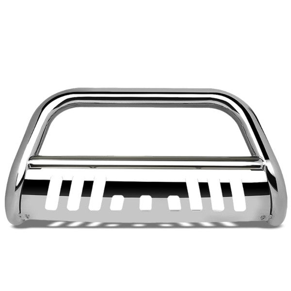 Chrome Bull Bar Bumper Grille Guard Skid Plate For 16-17 Toyota Tacoma Truck