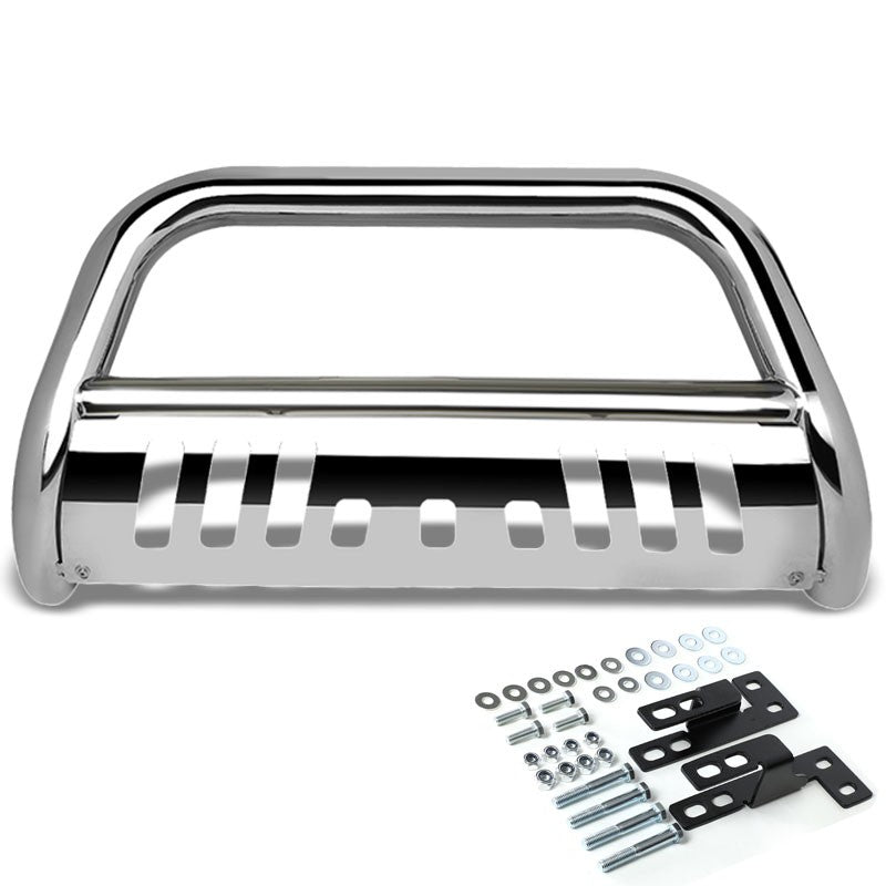 Chrome Bull Bar Bumper Grille Guard Skid Plate For 15-17 Chevrolet Colorado