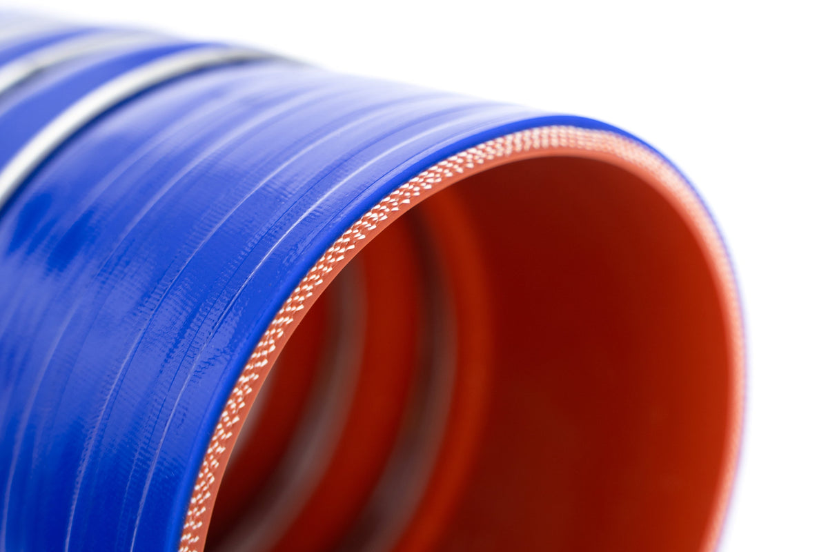 CAC-400-L65-COLD HPS 4" (102mm) ID, 6.5" L Blue 4-Ply Silicone Charge Air Cooler CAC Hose