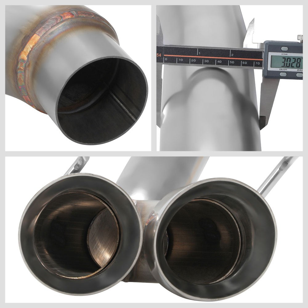 BFC-AXLB-CCORVO5-60L Exhaust Axleback System For 05-08 Chevrolet Corvette 6.0L 6.2L