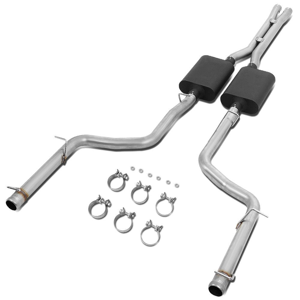 2.5" Tubing Axleback Exhaust System For 09-14 Dodge Challenger 5.7L 3rd Gen