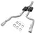 4" Muffler Rolled Tip Axleback Exhaust Kit For 06-10 Charger/05-08 Magnum 5.7 V8