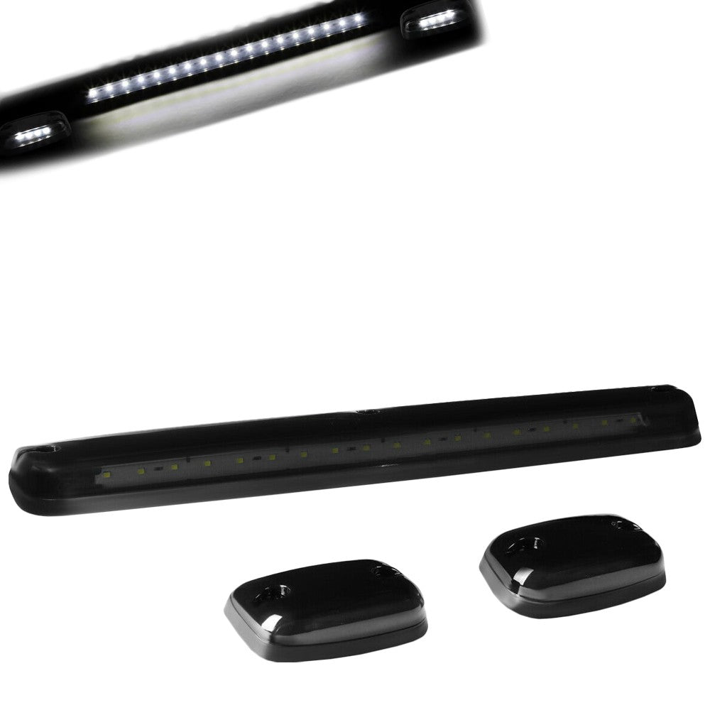 Smoked House&Len/White LED Roof Top Light Cab Lamp For 07-13 Silverado/Sierra