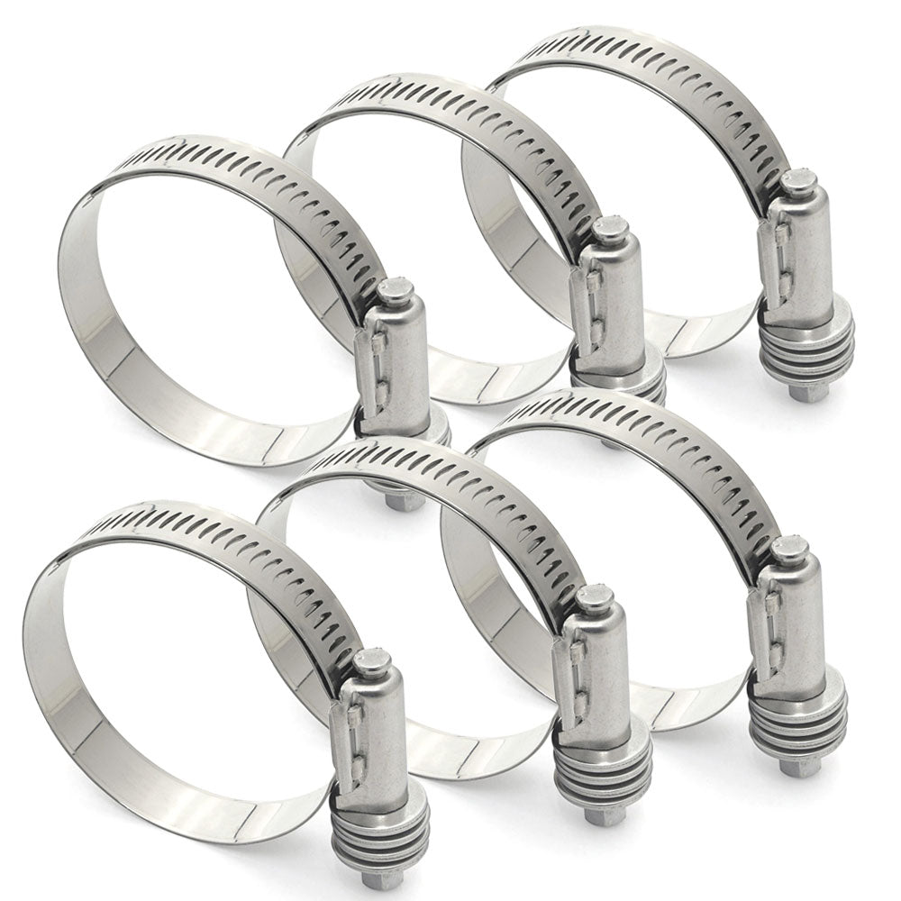 6PC HPS Stainless Steel Constant Tension Hose Clamp 14.2mm band width