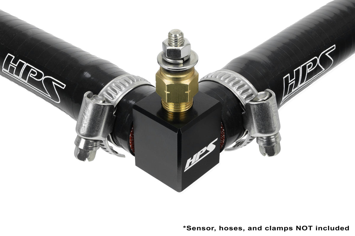CTSA90-062 HPS Universal Aluminum 90 Degree Sensor Adapter w/ 5/8" connectors 1/8" NPT Port