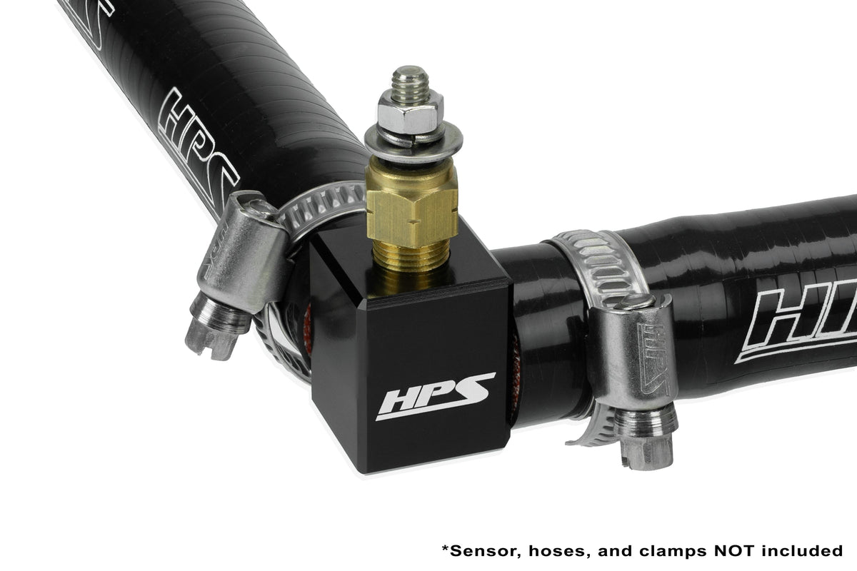 CTSA90-062 HPS Universal Aluminum 90 Degree Sensor Adapter w/ 5/8" connectors 1/8" NPT Port