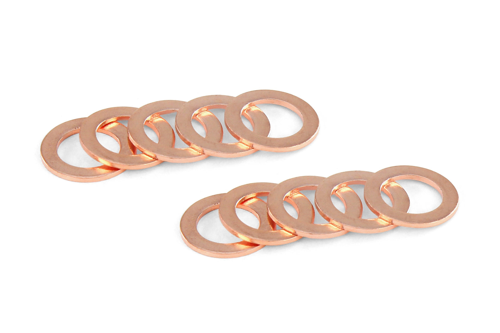 HPS-CW12-125-10X HPS 10X Replacement Copper Washer For HPS Magnetic Oil Drain Plug Bolt M12x1.25