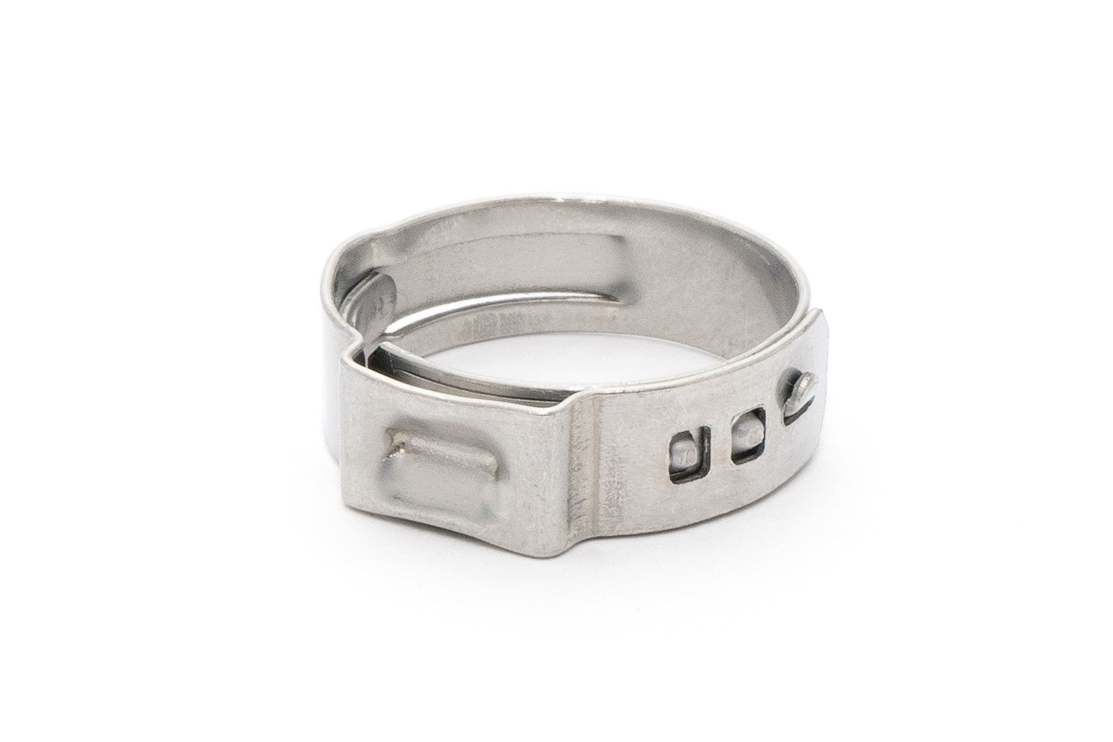 100X HPS 304 Stainless Steel Ear Hose Clamps Effective Range: 31.8mm - 35.0mm