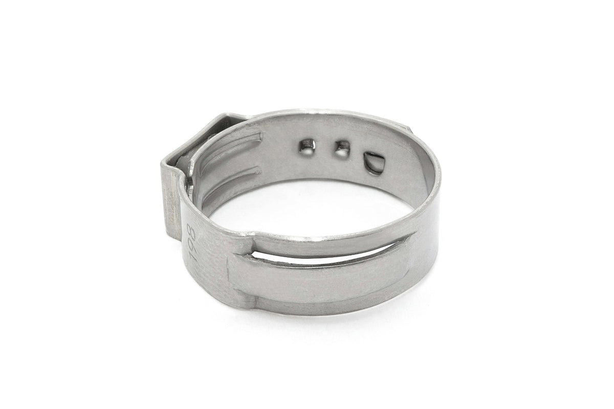 100X HPS 304 Stainless Steel Ear Hose Clamps Effective Range: 32.9mm - 36.1mm