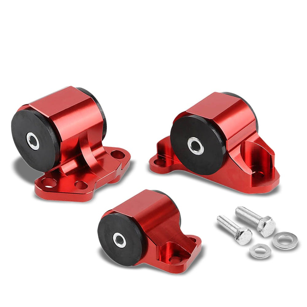 T-6061 Aluminum Black Front Engine Mount For 92-95 Civic/94-01 Integra