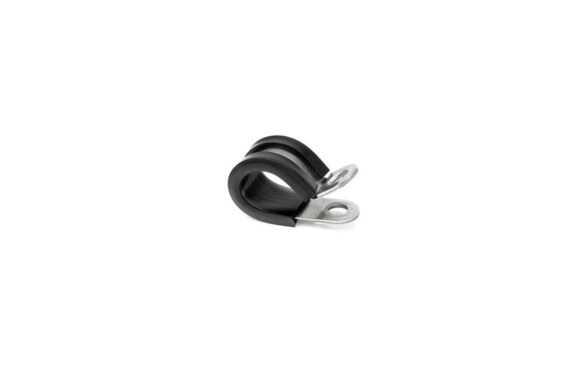 EPCC-005 1X HPS 5mm ID Stainless Steel / EPDM Cushion Loop Clamp for Tube Wire Hose