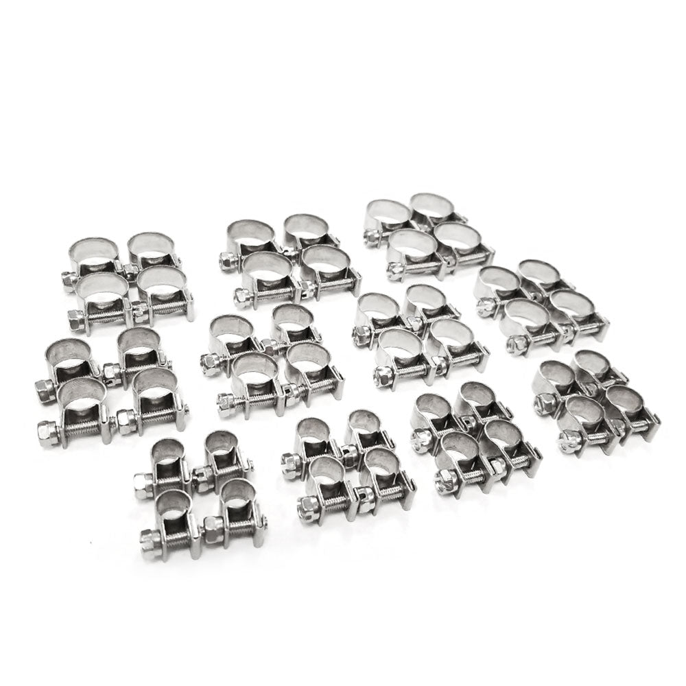 44PCs HPS Fuel Injection Hose Clamp Assortment Set FIC-SET11-0616 FIC-SET11-0616