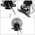 Chrome Housing Clear Lens Front Bumper Driving Round Fog Light/Lamp+Mount Kit