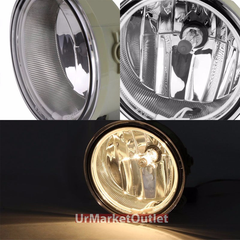 Clear Lens Bumper CCFL Halo Ring Fog Light Lamp+Bulb For 06-10 F150/Mark LT