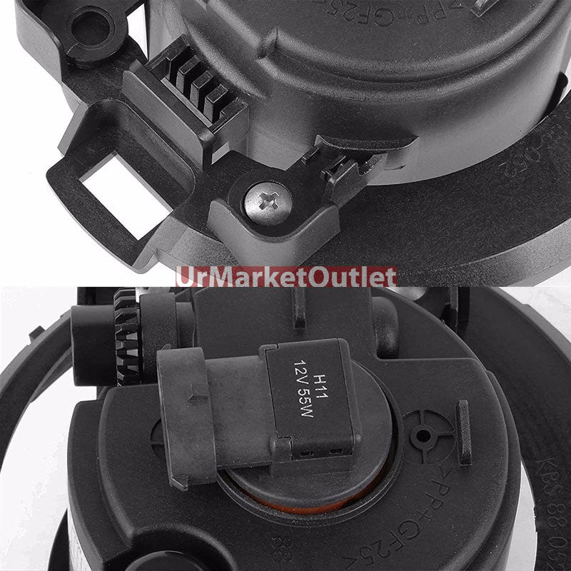 Smoke Lens Chrome Housing Fog Light/Lamp For Nissan 08-15 Frontier 05-15 Xterra