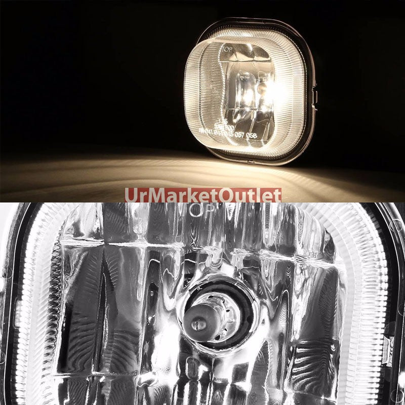 Clear Lens Chrome Housing Front Bumper Fog Light/Lamp Kit For Ford 06-07 Ranger