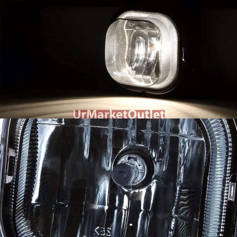 Smoke Lens Chrome Housing Front Bumper Fog Light/Lamp Kit For Ford 06-07 Ranger