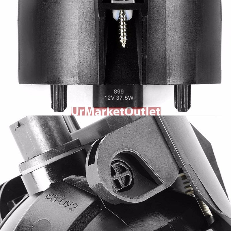Clear Lens Chrome Housing Fog Light/Lamp Kit For Chrysler 01-06 Sebring/Stratus
